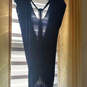 Elegant Black Sleeveless Dress